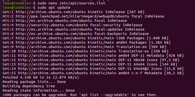Sources list Ubuntu