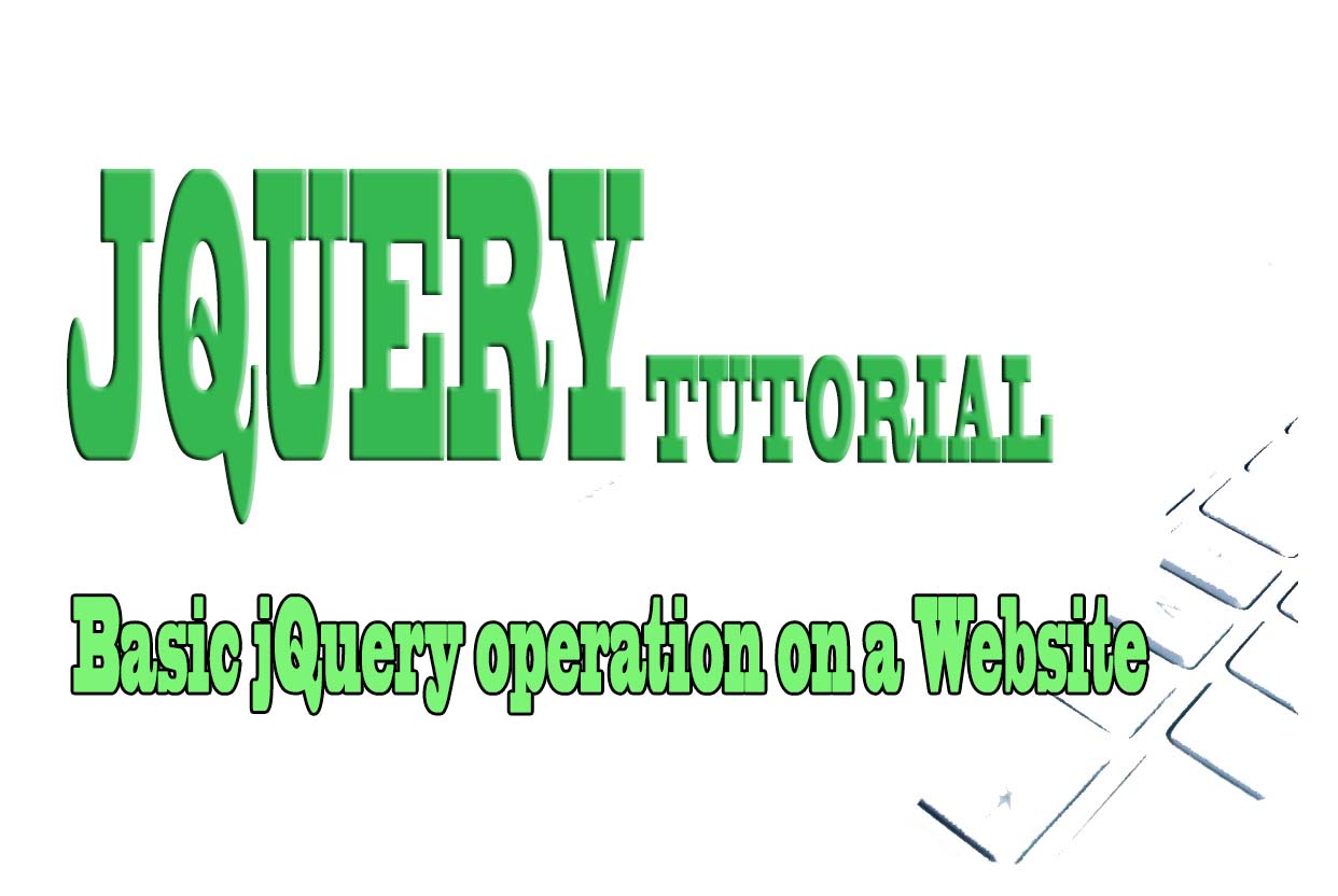 Basic jQuery operation on a Website
