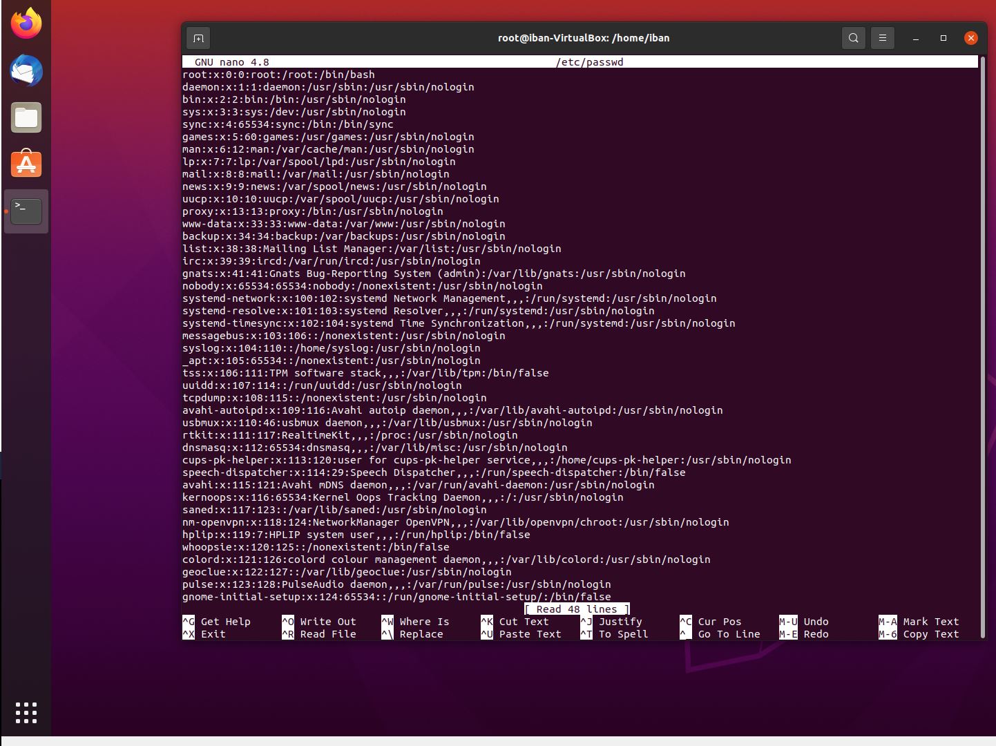 List all users in Ubuntu 20.04