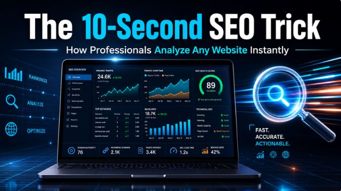 The Trick SEO Professionals Use to Analyze Any Website in 60 Seconds