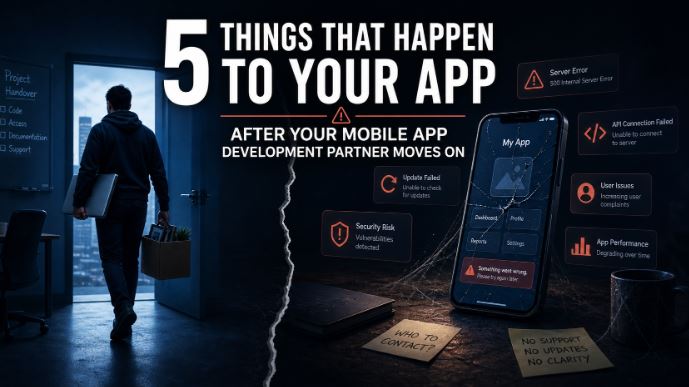 5 Things That Happen to Your App After Your Mobile App Development Partner Moves On