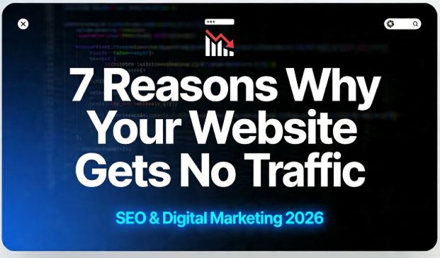 7 Reasons Why Your Website Isn't Getting Visits (and How to Fix It in 2026)