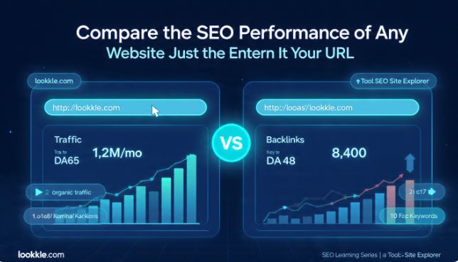 Compare the SEO performance of any website simply by entering its URL