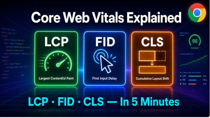 Die wichtigsten Web Vitals erklärt: LCP, FID und CLS in 5 Minuten