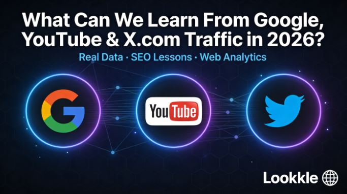 What can we learn from the traffic of Google, YouTube, and X.com in 2026?