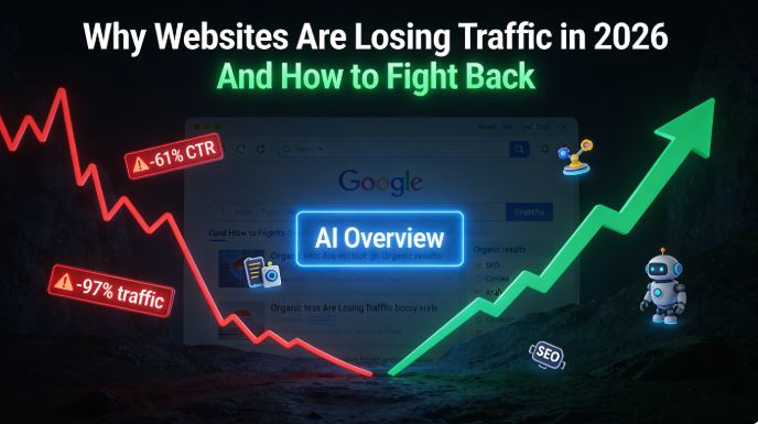 Why Websites Are Losing Traffic in 2026 and How to Fight Back