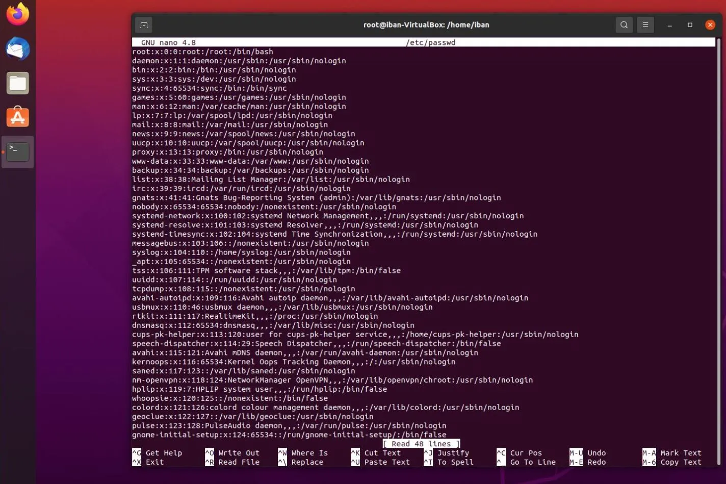List all users in Ubuntu 20.04